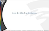 Les 4 : XSLT stylesheets