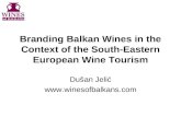 Branding Balkan Wines in the Context of the South-Eastern European Wine Tourism