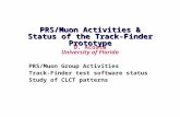 PRS/Muon Activities & Status of the Track-Finder Prototype