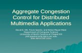 Aggregate Congestion Control for Distributed Multimedia Applications