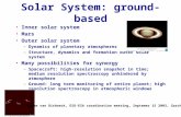 Solar System: ground-based
