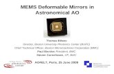 MEMS Deformable Mirrors in Astronomical AO