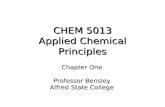 CHEM  5013 Applied  Chemical Principles