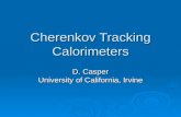 Cherenkov Tracking Calorimeters