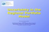 Uncertainty in the Regional Portfolio Model