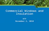 Commercial Windows and Insulation
