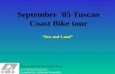 September `05 Tuscan Coast Bike tour