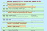 Agenda  -  PRIMA AOS CDR – Science Day, October 1st 2004