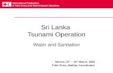 Sri Lanka  Tsunami Operation