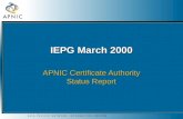 IEPG March 2000