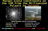 Parsec-scale Constraints on the ISM From the Millisecond Pulsars in  Terzan5