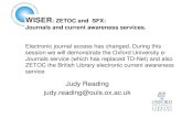 Judy Reading judy.reading@ouls.ox.ac.uk