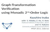 Graph-Transformation Verification using Monadic 2 nd -Order Logic