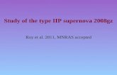Study of the type IIP supernova 2008gz