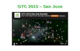 GTC 2013 – San Jose