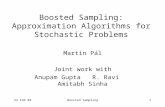 Boosted Sampling: Approximation Algorithms for Stochastic Problems