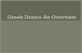 Greek Drama-An Overview