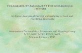VULNERABILITY ASSESSMENT FOR MOZAMBIQUE 1997/1998