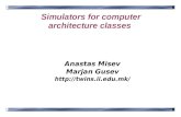 Simulators for computer architecture classes