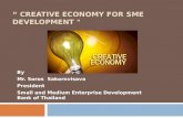 “ Creative Economy for SME Development "