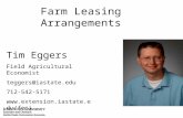 Farm Leasing Arrangements