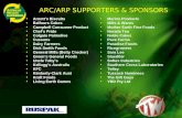 ARC/ARP SUPPORTERS & SPONSORS