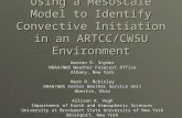 Using a Mesoscale Model to Identify Convective Initiation in an ARTCC/CWSU Environment