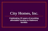 City Homes, Inc.