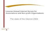 Leverus Annual Internet Survey for Associations and Non-profit Organizations: