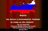 Russia Are Russia’s Environmental Problems as Large as the Country?