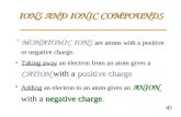 IONS AND IONIC COMPOUNDS