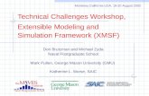 Technical Challenges Workshop, Extensible Modeling and Simulation Framework (XMSF)