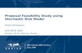 Proposal Feasibility Study using Stochastic Risk Model