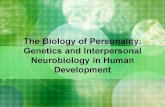 The Biology of Personality: Genetics and Interpersonal Neurobiology in Human Development