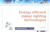 Energy efficient indoor ligtihng technologies
