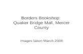 Borders Bookshop:  Quaker Bridge Mall, Mercer County