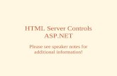HTML Server Controls ASP.NET