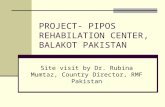 PROJECT- PIPOS REHABILATION CENTER, BALAKOT PAKISTAN