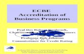ECBE  Accreditation of Business Programs