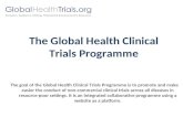The Global Health Clinical Trials Programme