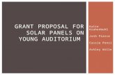 Grant Proposal for Solar Panels on Young Auditorium