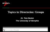 Topics in Directories: Groups