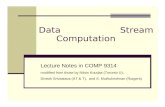 Data Stream Computation