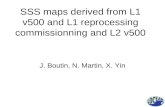SSS maps derived from L1 v500 and L1 reprocessing commissionning and L2 v500
