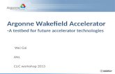 Argonne Wakefield Accelerator - A  testbed  for future accelerator technologies
