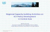 Regional Capacity-building Activities on  ICT Policy Development  in Central Asia Michiko Enomoto