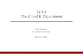 EBEX The E and B EXperiment