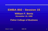 EMBA 802 - Session 15