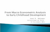 From Macro Econometric Analysis to Early Childhood Development