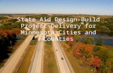 State Aid Design-Build Project Delivery for Minnesota Cities and Counties